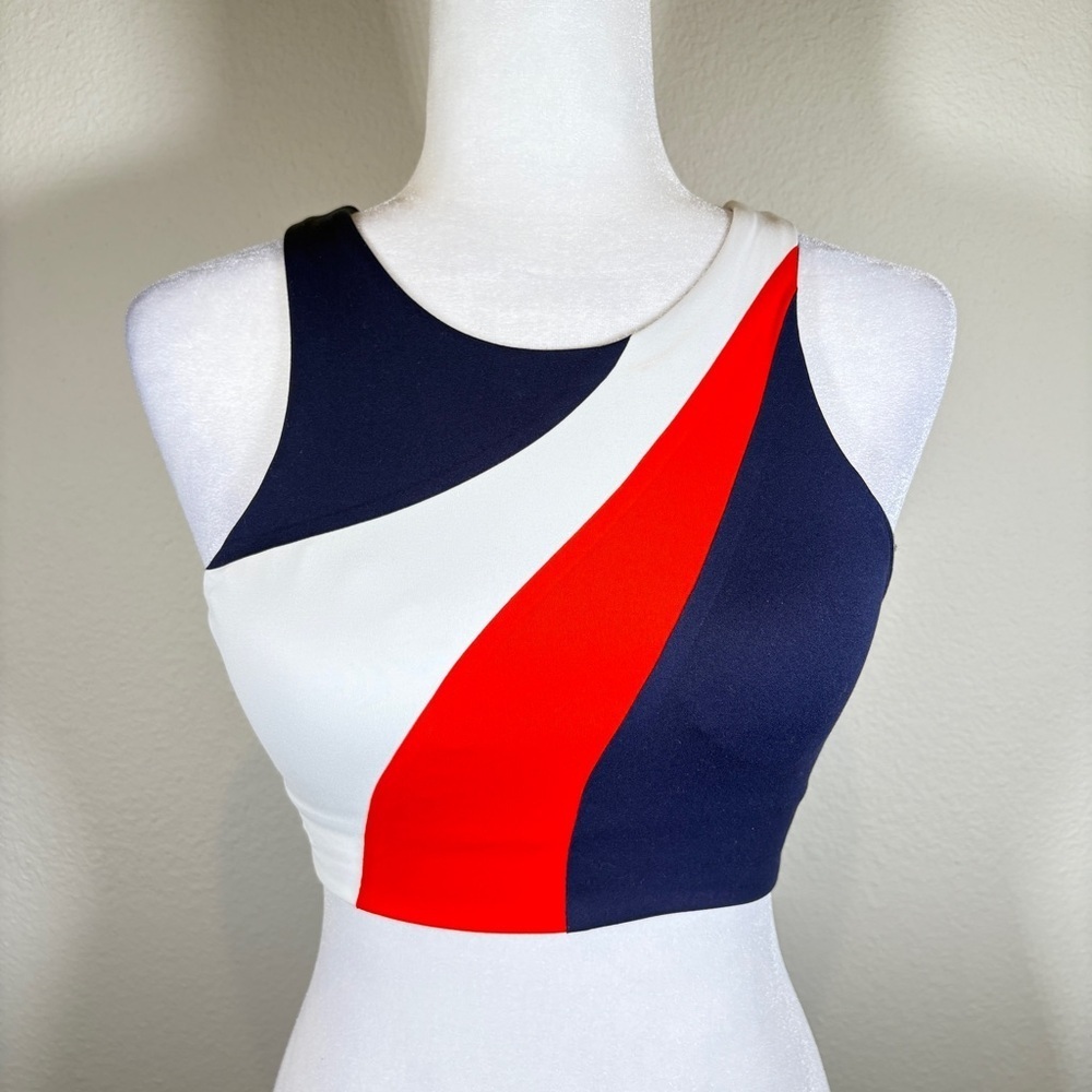 G/FORE Navy Sports Bra with Logo